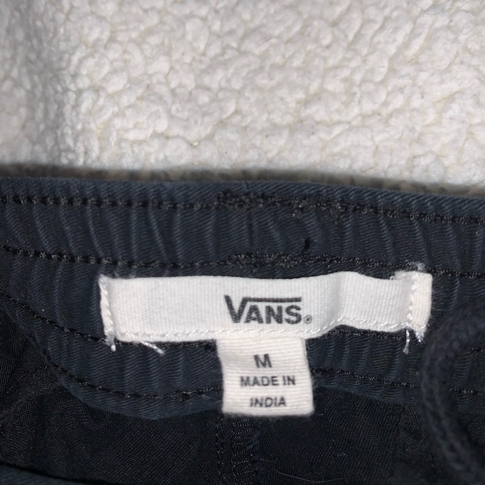 Vans black cargo shorts